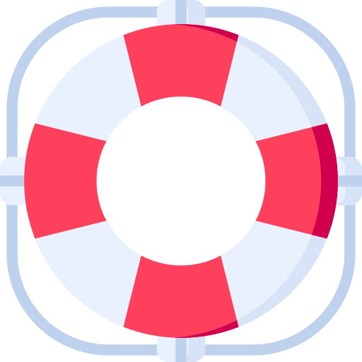 Lifebuoy lifeguard floating security icon