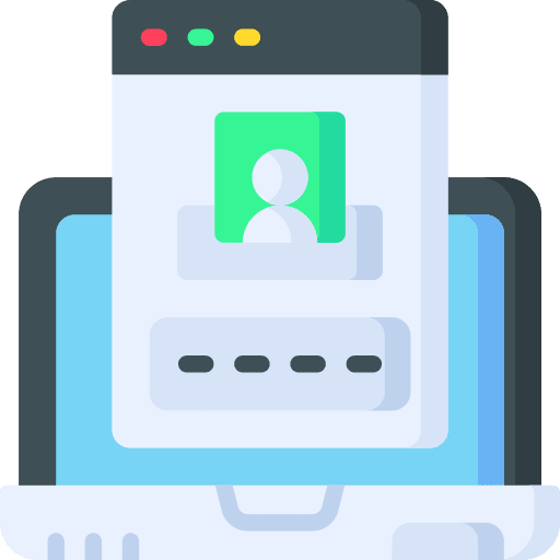 Login password register password entry icon