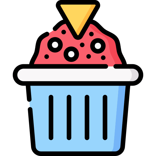 Nachos snack mexican food fast food icon