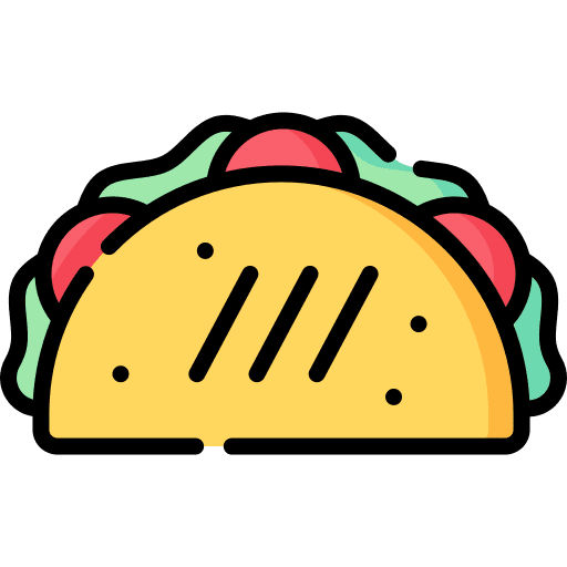 Tacos tomato sandwich tacos icon