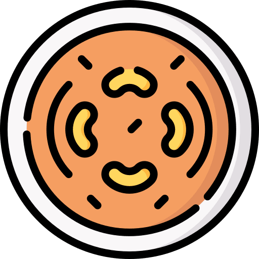 Beans traditional food and restaurant gastronomy icon