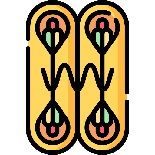 Flautas nutrition fast food gastronomy icon