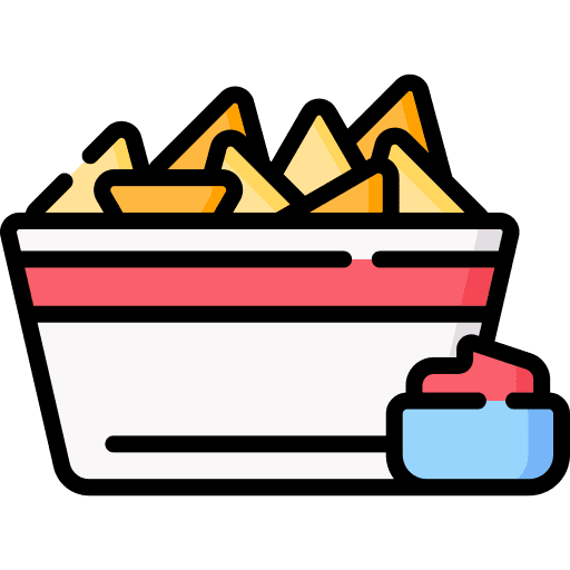 Nachos snack junk food nachos icon