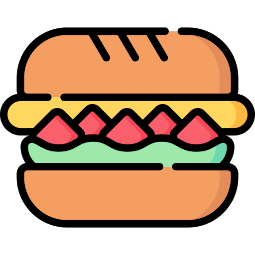 Pambazo mexican food gastronomy nutrition icon