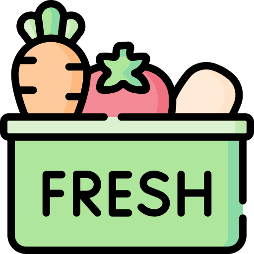 Groceries vegetables commerce and shopping food and restaurant icon