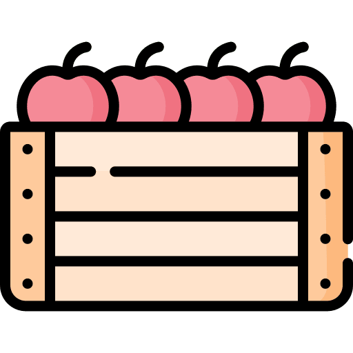 Apples fruit harvest food icon