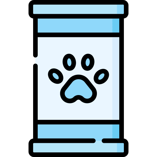 Pet food food and restaurant bag animals icon