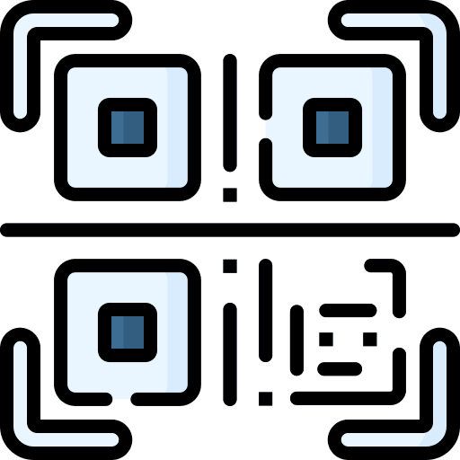 Qr code qr business and finance qr code icon