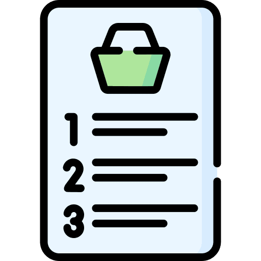 Shopping compliance paper protocol icon
