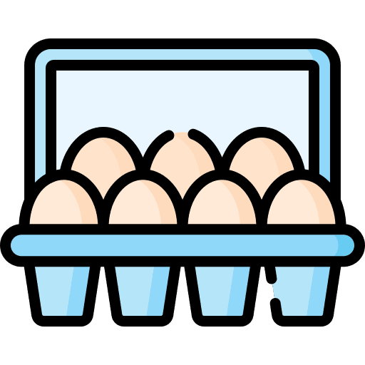 Eggs organic boiled egg eggs icon