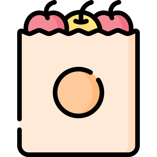 Groceries basket bag groceries icon