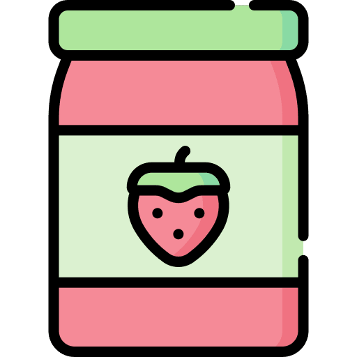 Jam jelly jam jar icon