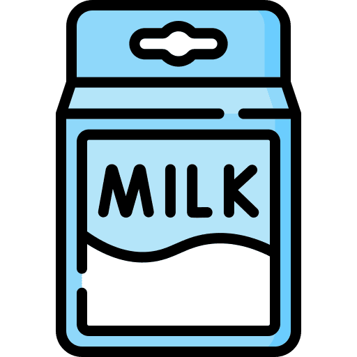 Milk healthy food food and restaurant food icon