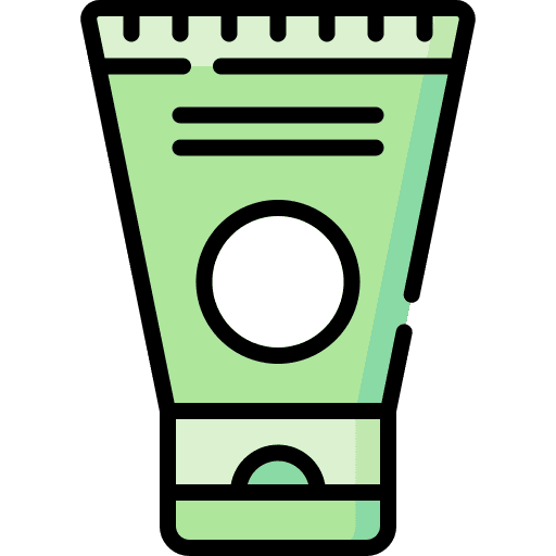 Moisturizer shampoo hair healthcare and medical icon