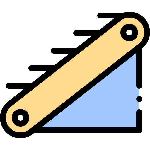 Recycling plant conveyor belt ecology sorting icon
