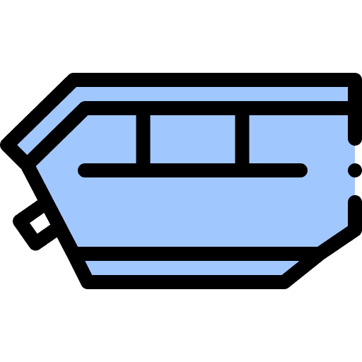 Waste bin trash bin construction rubbish icon