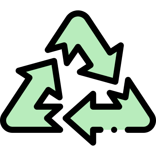 Recycle sign recycle sign container arrow icon