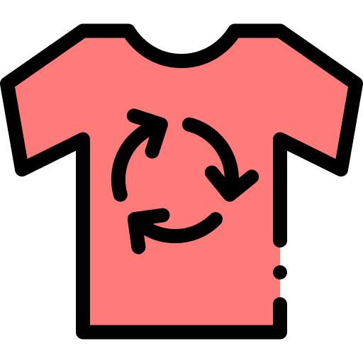 Tshirt eco friendly tshirt clothes icon