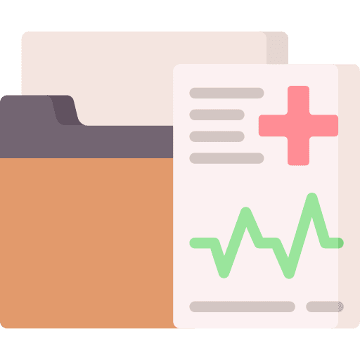 Medical report hospital health clinic health icon