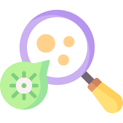 Medical research loupe research cancer icon