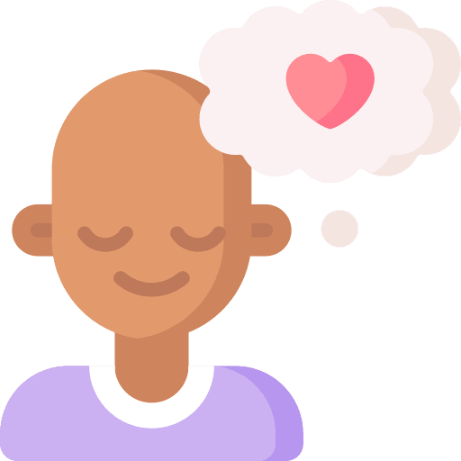 Mental health love healthcare and medical avatar icon