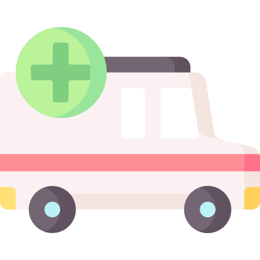 Ambulance automobile ambulance vehicle icon