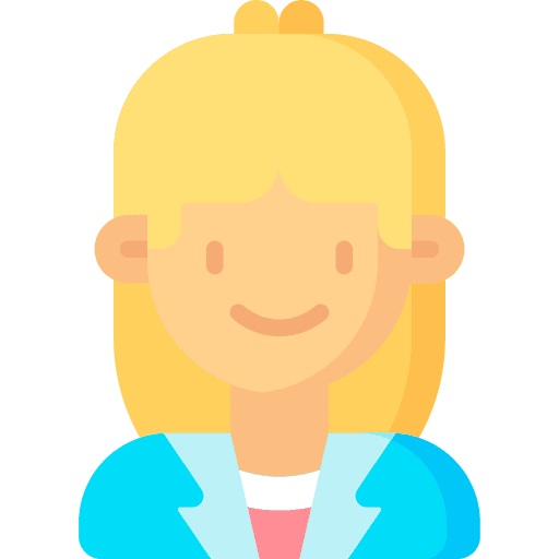 Doctor blonde support medical assistance icon