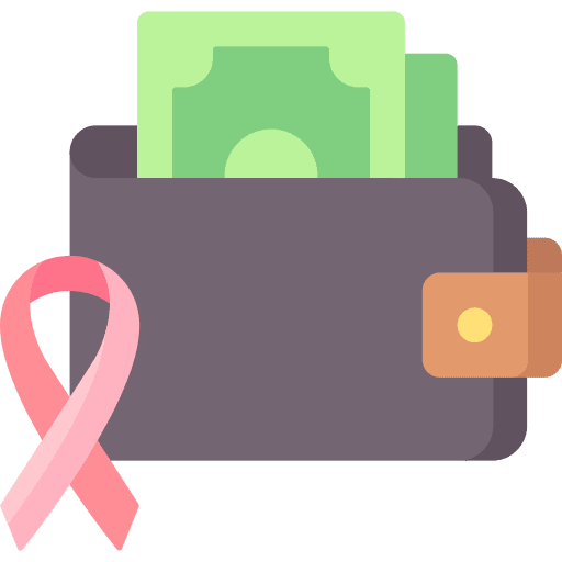 Donation medical symbol cancer icon
