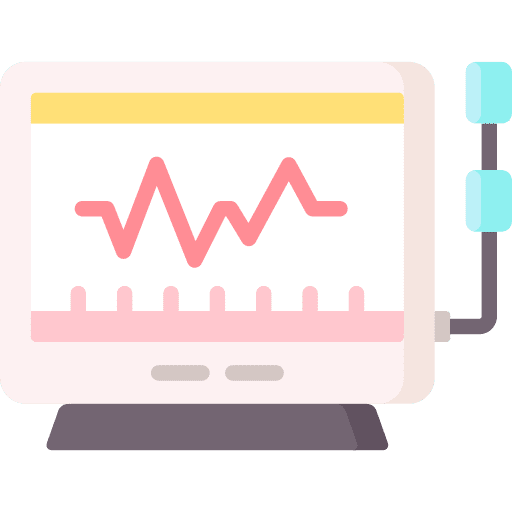 Electrocardiogram healthcare and medical heart rate heart rate monitor icon