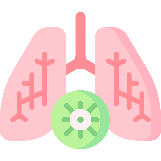 Lung cancer pollution healthcare and medical illness icon