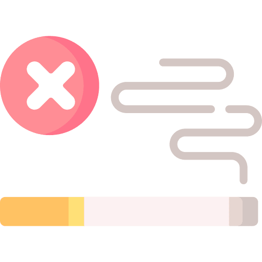 No smoking forbidden unhealthy signaling icon