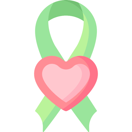 Ribbon healthcare and medical ribbon healthcare icon