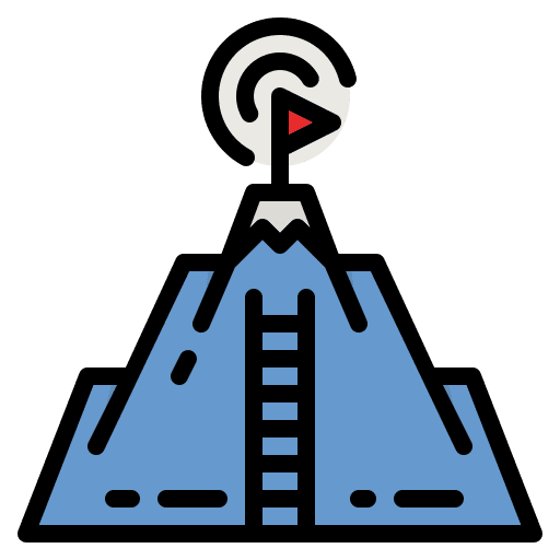 Goal objective nature success icon