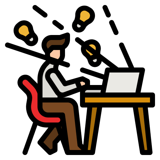 Idea lightbulb internet idea icon