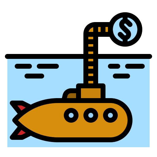 Vision transportation business and finance money icon