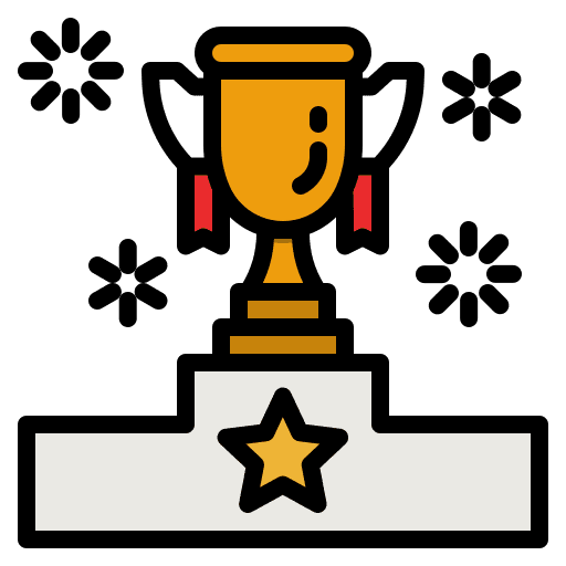 Winner champion prize award icon