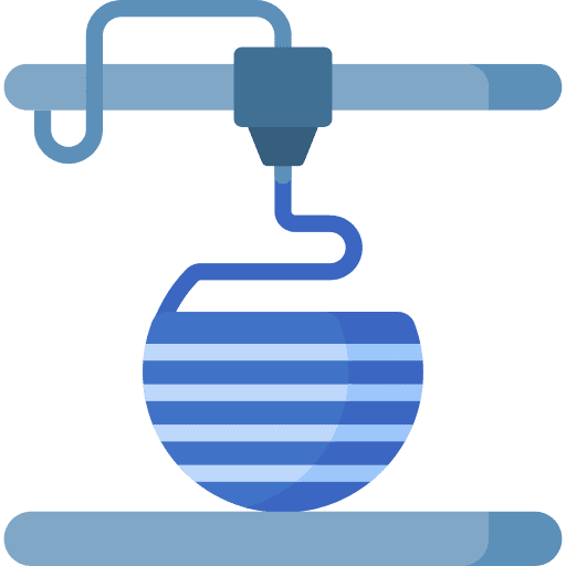 3d printer height production 3d print icon