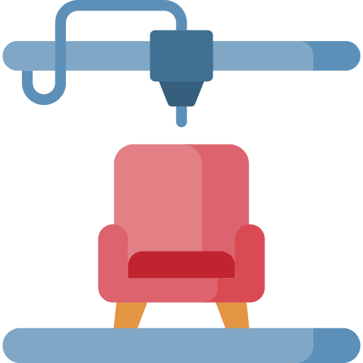 3d printer technology 3d printer engineering icon