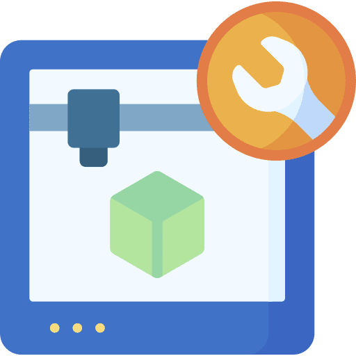 3d printer electronics repair maintenance icon