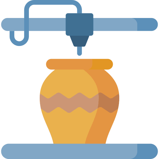 3d printer industry 3d printer electronics icon