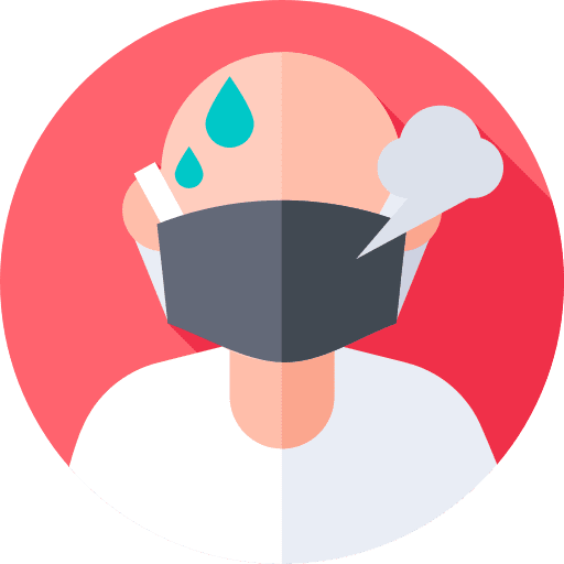 Breath man breath problems icon