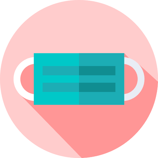 Face mask health care doctor security icon