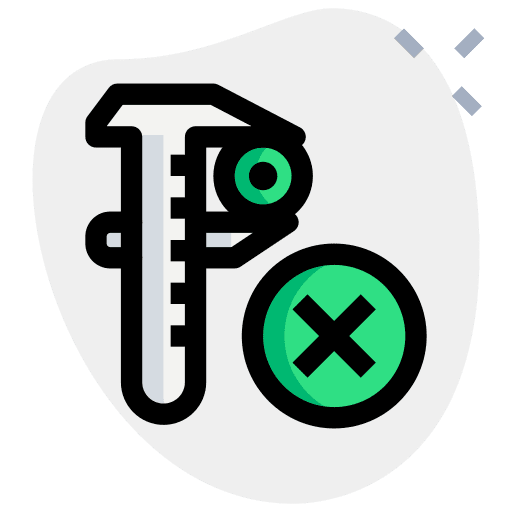 Remove construction and tools instrument measuring icon