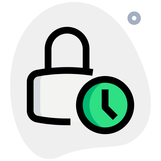 Timer lock restricted timer icon