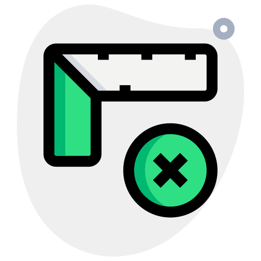 Remove education geometry measure icon