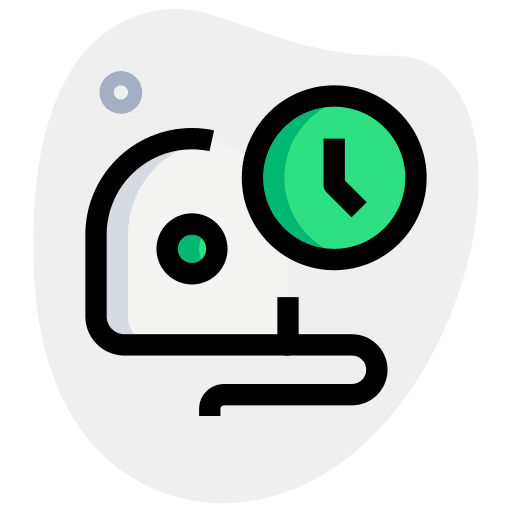 Time measure tape clock measurement icon