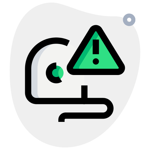 Warning measurement measuring tape measure tape icon