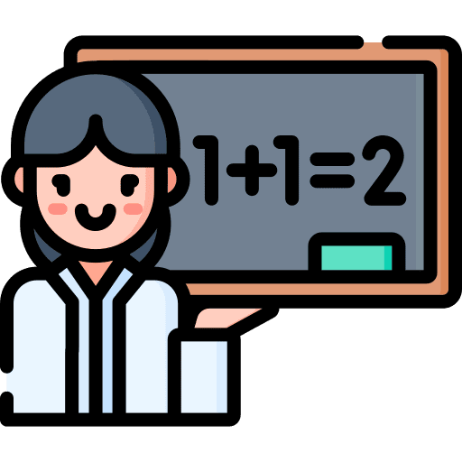 Teaching woman teach teaching icon