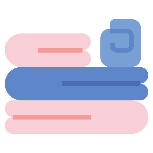 Bath towel laundry furniture and household bath towel icon