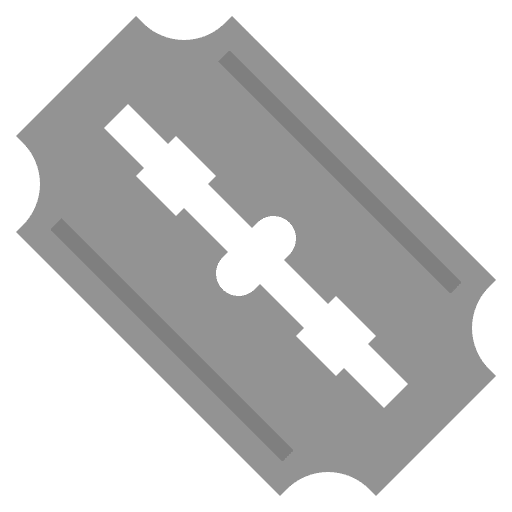 Blades shaving razor razor blade blades icon